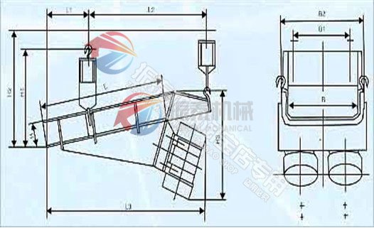 電機(jī)振動給料機(jī)外形圖